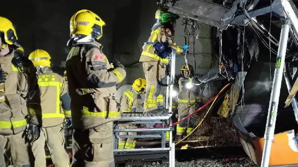 One Dead and 37 Injured After Commuter Train Slams Into Wall